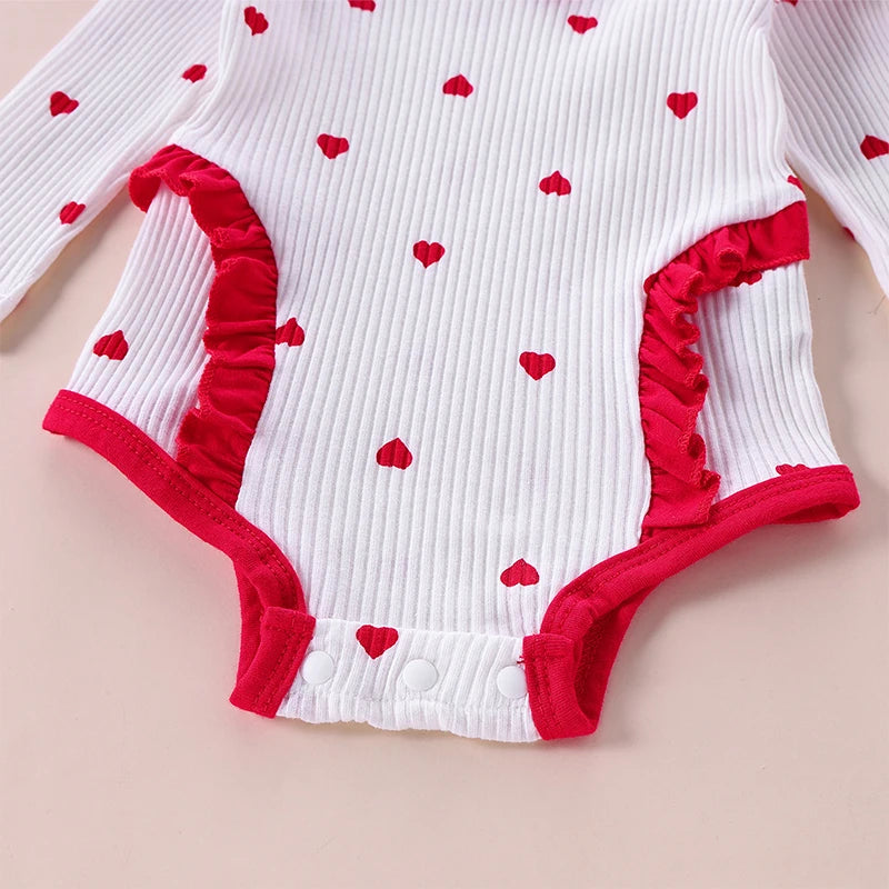 Baby Girl  Romper 3 Piece Set