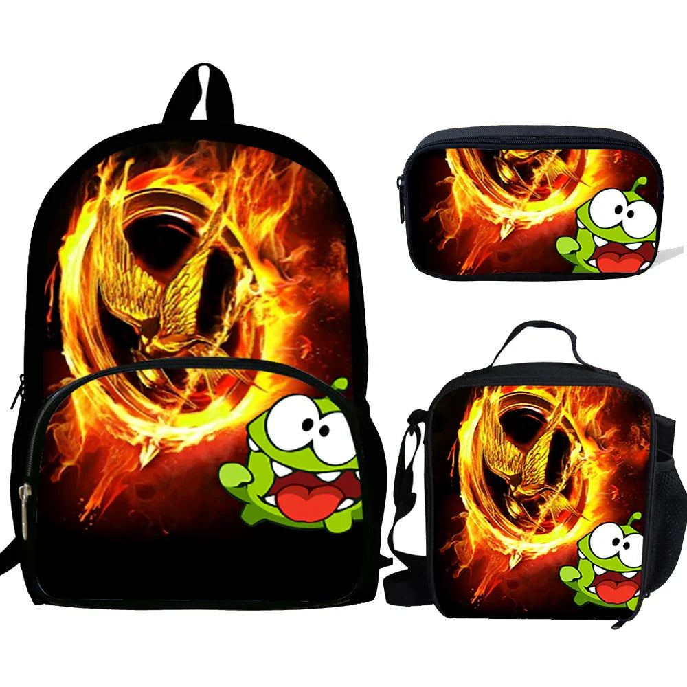 3pcs Mochila Game Backpack