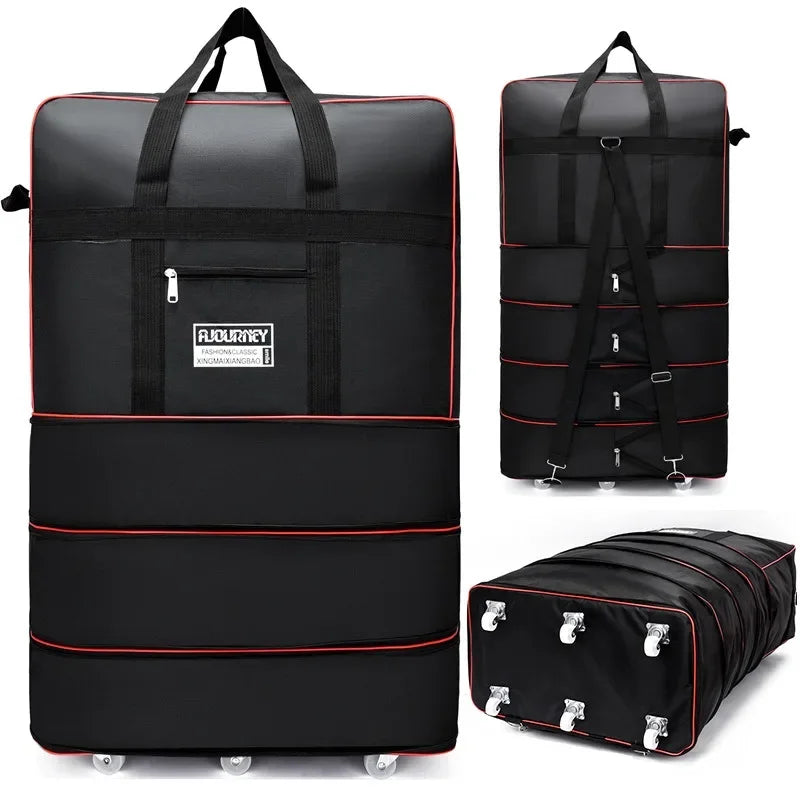 Foldable Travel Luggage Bag with Wheel