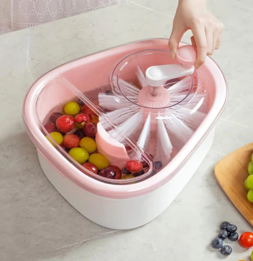 Hand-free Fruit washing Basin