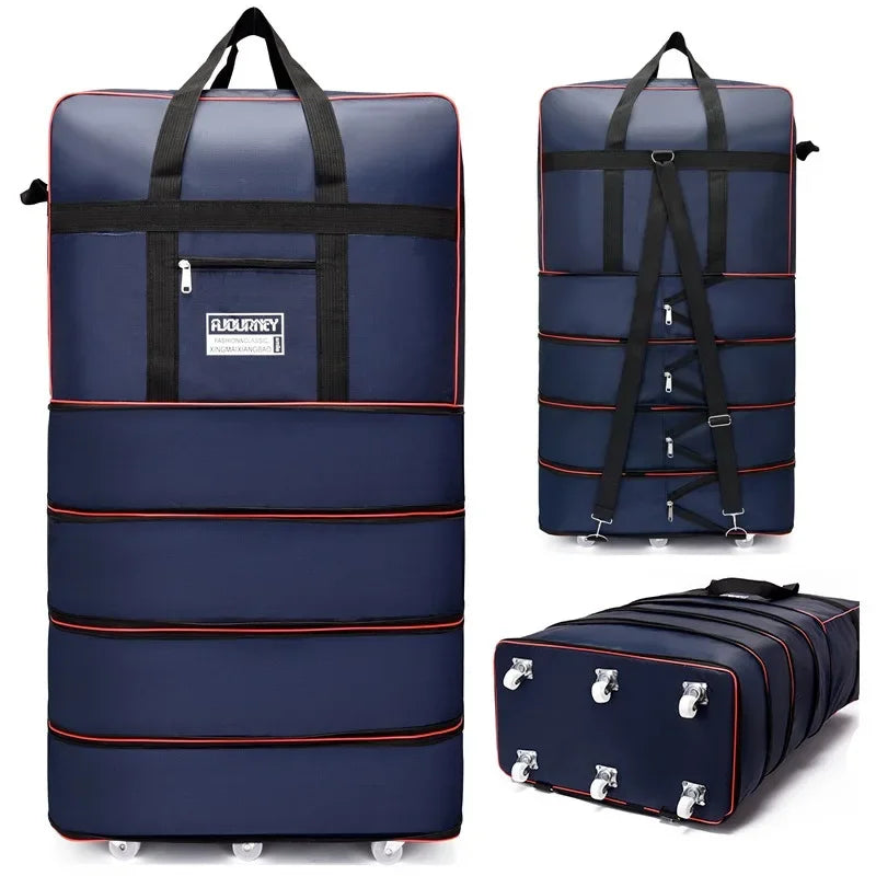 Foldable Travel Luggage Bag with Wheel