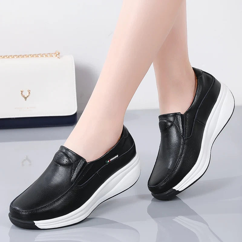 Platform Loafers for ladies - orthopedic - MONLANE