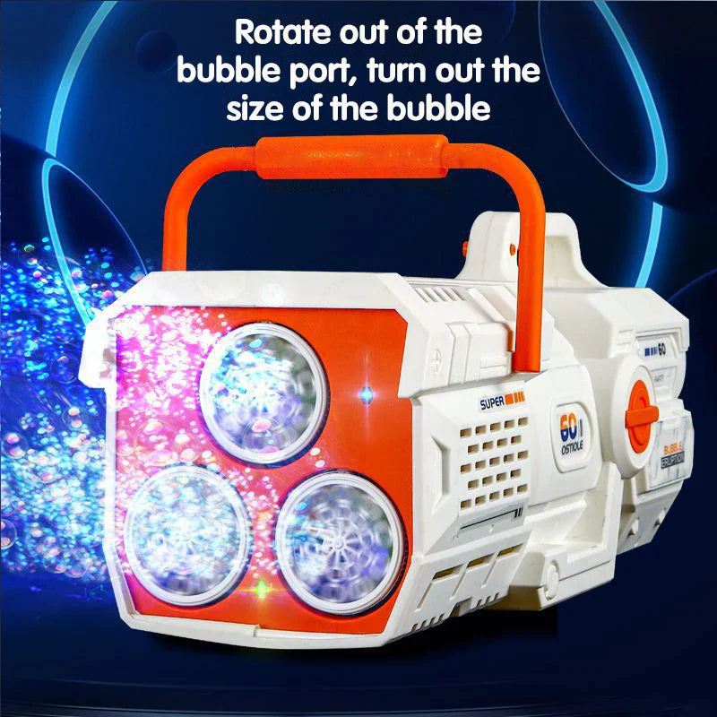 60 Holes Bubble Gun Electric Rocket