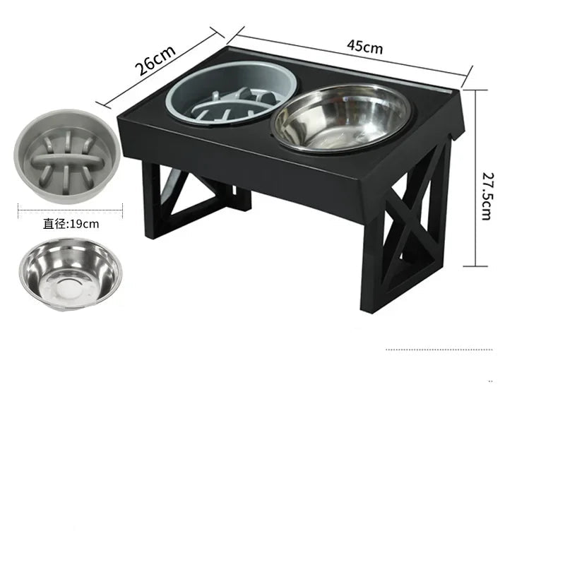 Stainless Steel Elevated Pet Bowl