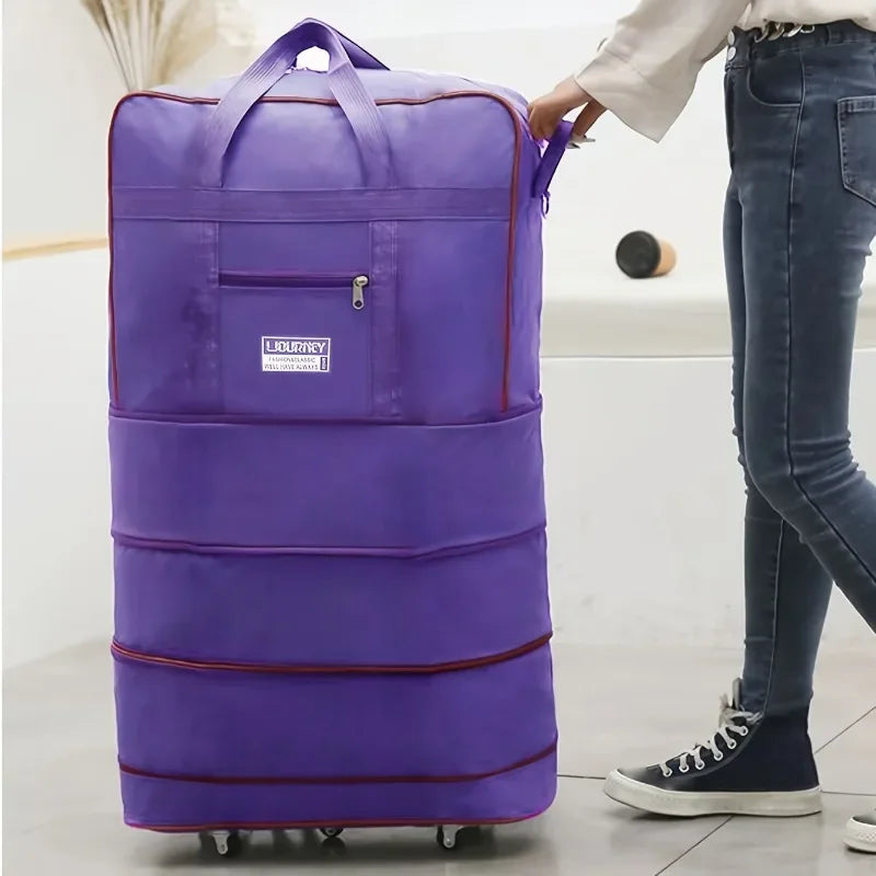 Foldable Travel Luggage Bag with Wheel