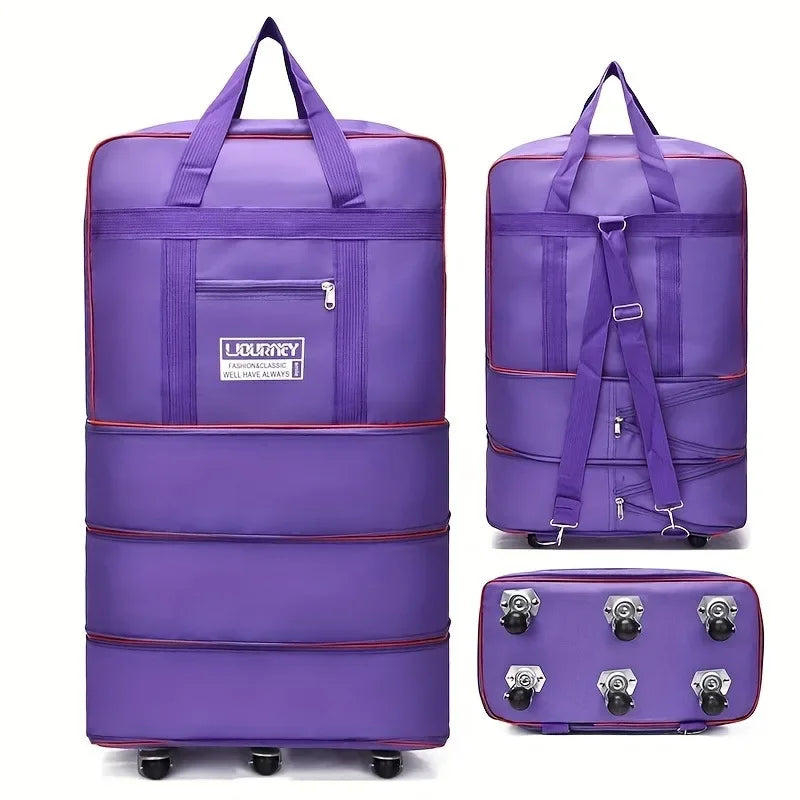 Foldable Travel Luggage Bag with Wheel