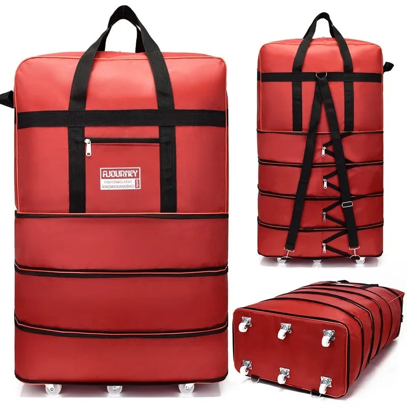 Foldable Travel Luggage Bag with Wheel