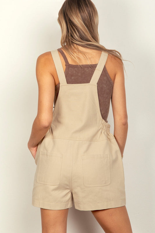 Adjustable Suspender Overalls with Pockets