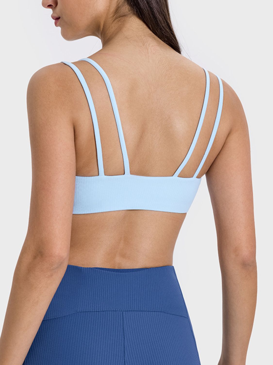 Scoop Neck Double Strap Active Cami - MONLANE