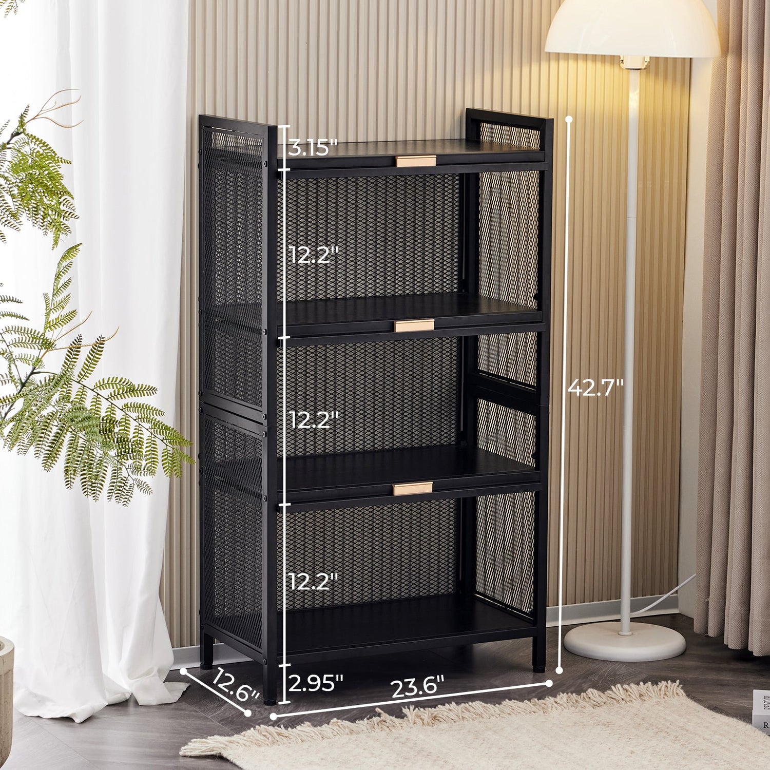 4-Layer Multifunctional Storage Cabinet - MONLANE