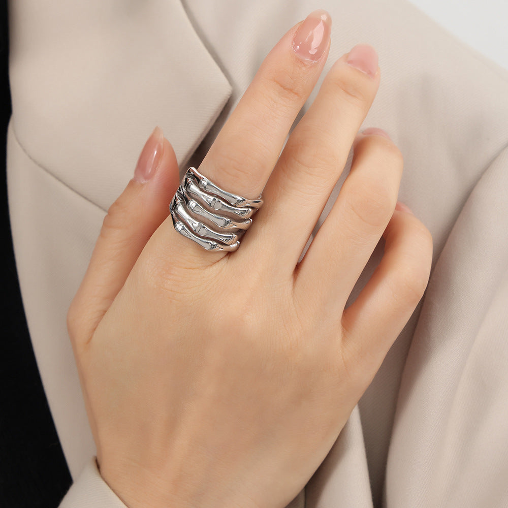 Titanium Steel Multi-Layered Ring - MONLANE