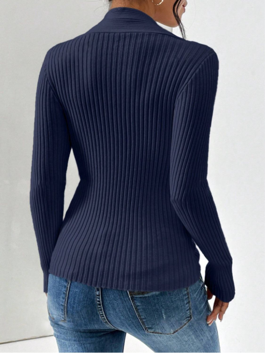 Ribbed Long Sleeve Sweater